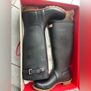 HUNTER Original Exploded Logo Tall Rain Boots